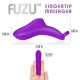 Fuzu Vibrating Rechargeable Fingertip Massager Purple - iVenuss