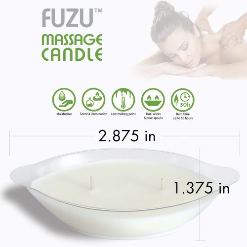 Fuzu Massage Candle Coconut Passion 4 Oz - iVenuss