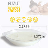 Fuzu Massage Candle Fiji Dates & Lemon Peel 4 Oz - iVenuss