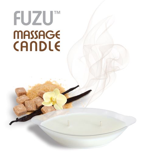 Fuzu Massage Candle Warm Vanilla Sugar 4 Oz - iVenuss