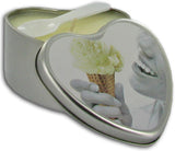 Candle 3 N 1 Heart Edible Vanilla 4.7 Oz - iVenuss