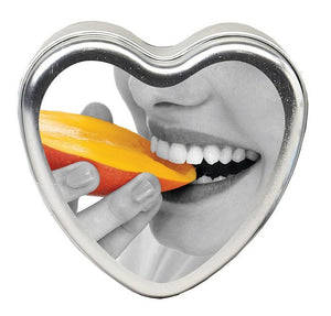 Candle 3-in-1 Heart Edible Mango Margarita 4.7 Oz - iVenuss