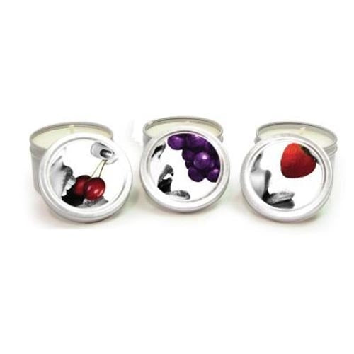 Candle 3 Pack Edible Cherry Grape Strawberry - iVenuss