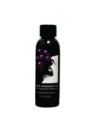 Edible Massage Oil Grape 2 Oz - iVenuss