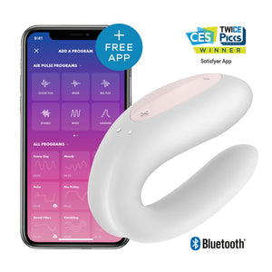 Satisfyer Double Joy White W- App