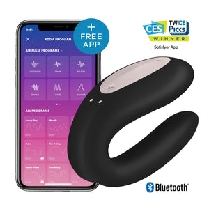 Satisfyer Double Joy Black W- App