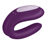 Satisfyer Double Joy Violet W- App (net)(out Feb)