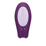 Satisfyer Double Joy Violet W- App (net)(out Feb)