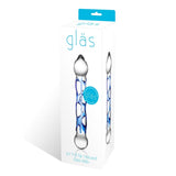 Glas 6.5 Full Tip Textured Glass Dildo " - iVenuss