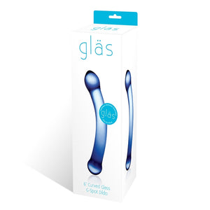 Glas 6 Curved Glass G-spot Dildo " - iVenuss