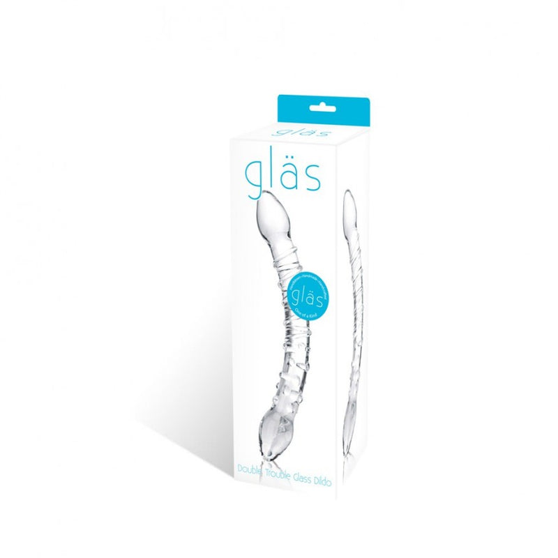 Double Trouble Glass Dildo - iVenuss