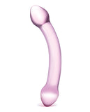 Glas Double Trouble Purple Dildo