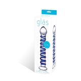 Blue Spiral Glass Dildo - iVenuss