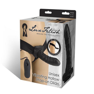 Unisex Vibrating Hollow Strap On Dildo - iVenuss