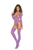 Long Sleeve Teddy W- Thigh Highs - iVenuss