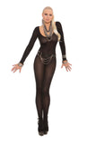 Sheer Long Sleeve Body Stocking - iVenuss