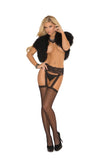 Fishnet Garter Belt Black Queen Size - iVenuss