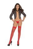 Fishnet Stocking Red Queen Size - iVenuss