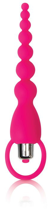 Adam & Eve Silicone Booty Bliss Vibrating Beads Pink - iVenuss