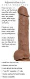 Adam & Eve Adam's True Feel Cock Brown - iVenuss