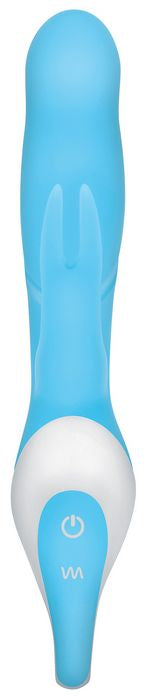 Raging Rabbit Rechargeable Silicone Small Blue - iVenuss