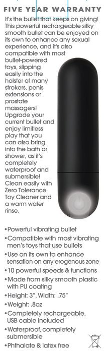 Zero Tolerance All Powerful Rechargeable Bullet - iVenuss