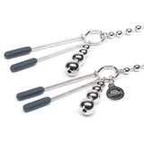 Fifty Shades Darker At My Mercy Beaded Chain Nipple Clamps - iVenuss