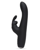 Fifty Shades Of Grey Greedy Girl Rechargeable Slimline Rabbit Vibrator - iVenuss