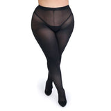 Fifty Shades Captivate Plus Size Black Spanking Tights O-s Curve