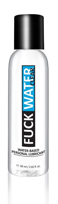 Fuck Water Clear Water Based Lubricant 2 Oz - iVenuss