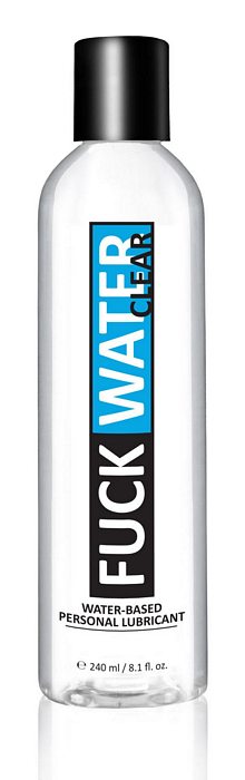 Fuck Water Clear Water Based Lubricant 8 Oz - iVenuss