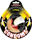 Endurance Flavored Condoms 3pk-banana - iVenuss