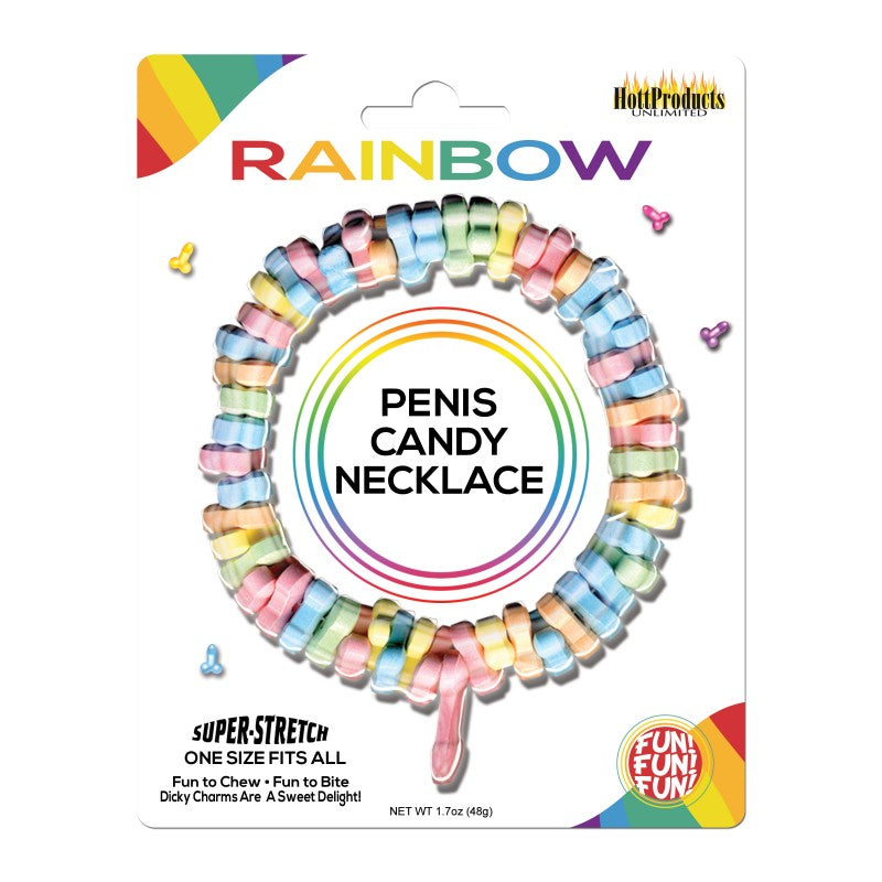 Dicky Charms Penis Shaped Candy Necklace - iVenuss