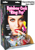 Rainbow Ring Pop Display 12pc - iVenuss