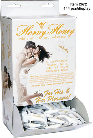 Horny Honey Arousal Gel 144pc Display - iVenuss