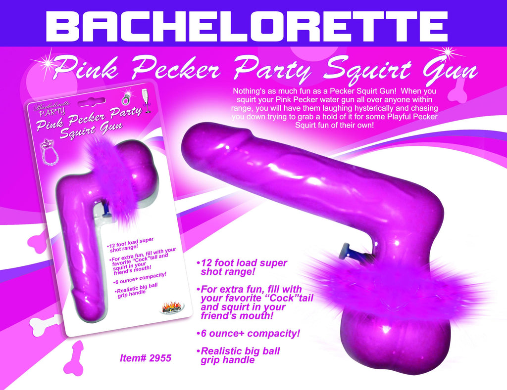 Pink Pecker Party Squirt Gun - iVenuss