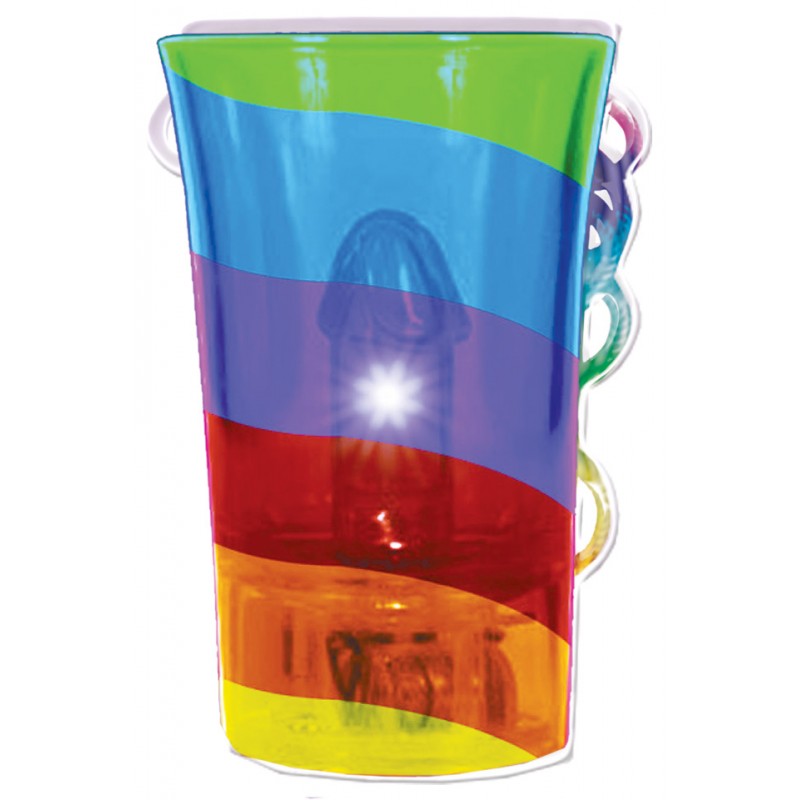 Light Up Rainbow Pecker Shot Glass - iVenuss
