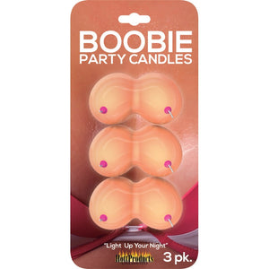 Boobie Party Candles 3pk - iVenuss