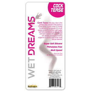 Wet Dreams Cock Tease Play Vibe Magenta - iVenuss