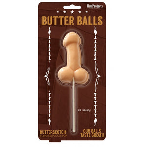 Butter Balls Butterscotch Flavored Pecker Pop - iVenuss