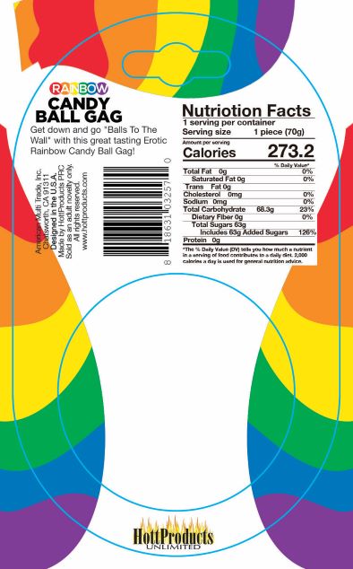 Rainbow Candy Ball Gag - iVenuss
