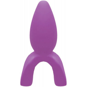Tongue Star Stealth Rider Tongue Vibe W- Contoured Pleasure Tip Purple - iVenuss