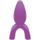 Tongue Star Stealth Rider Tongue Vibe W- Contoured Pleasure Tip Purple - iVenuss