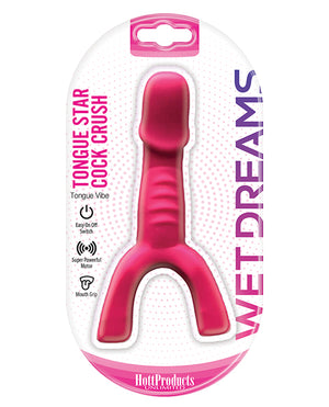 Tongue Star Cock Crush Tongue Vibe Pink - iVenuss