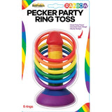 Rainbow Pecker Party Ring Toss - iVenuss