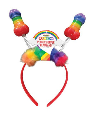 Rainbow Pecker Bopper Headband - iVenuss