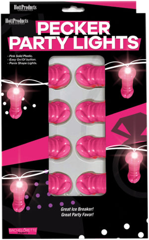 Light Up Pink Pecker String Party Lights - iVenuss