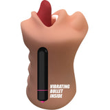 Skinsations Hum Job Mouth Masturbator W- Power Bullet