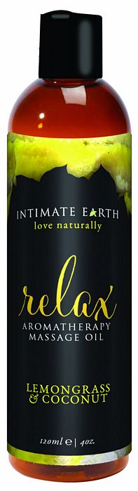 Intimate Earth Relax Massage Oil 4oz - iVenuss