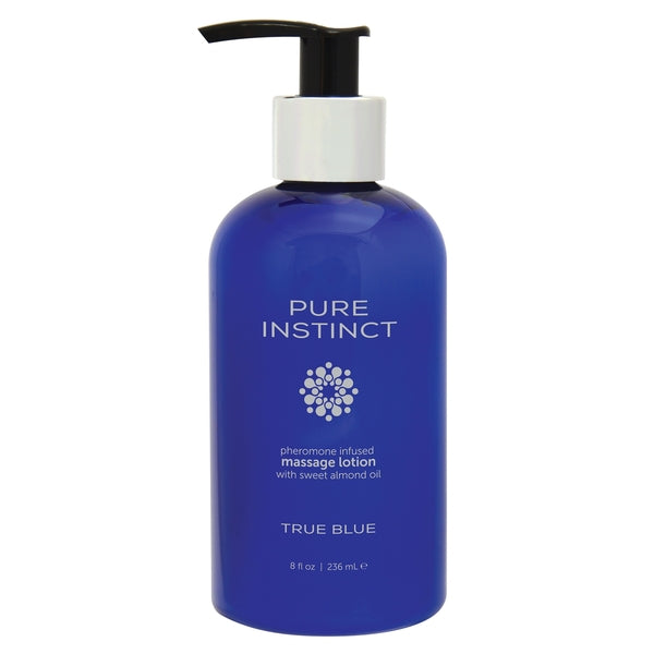 Pure Instinct Pheromone Massage Lotion True Blue 8 Oz - iVenuss